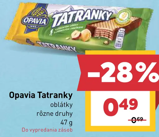 Opavia Tatranky oblátky