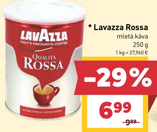 Lavazza Rossa mletá káva