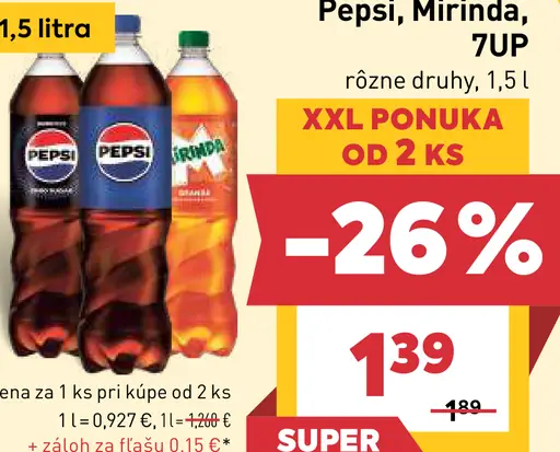 Pepsi, Mirinda, 7UP