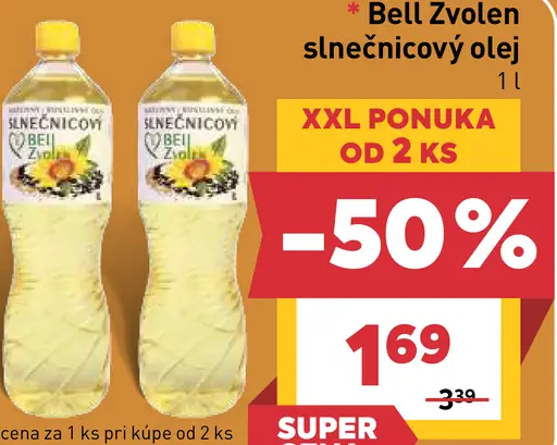 Bell Zvolen slnečnicový olej