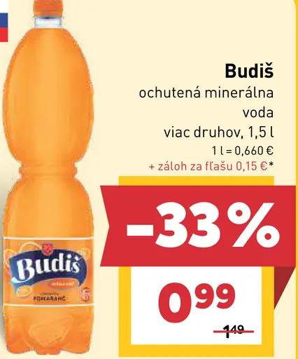 Budiš minerálna voda