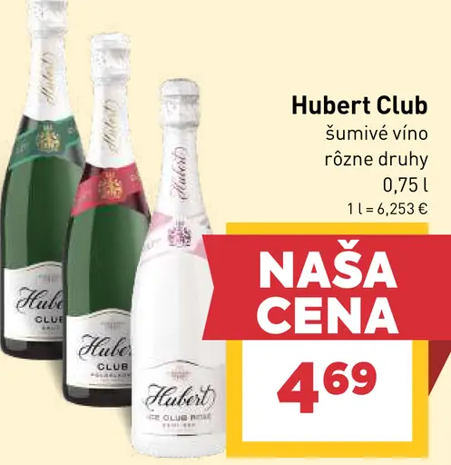 Hubert Club Šumivé víno