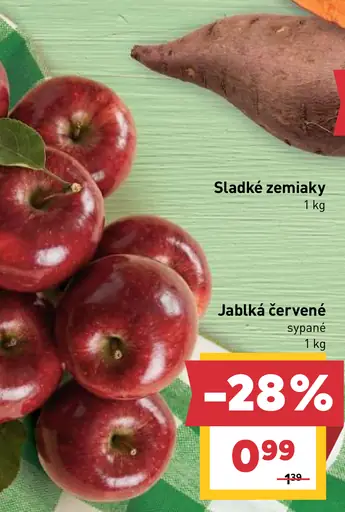 Červené jablká