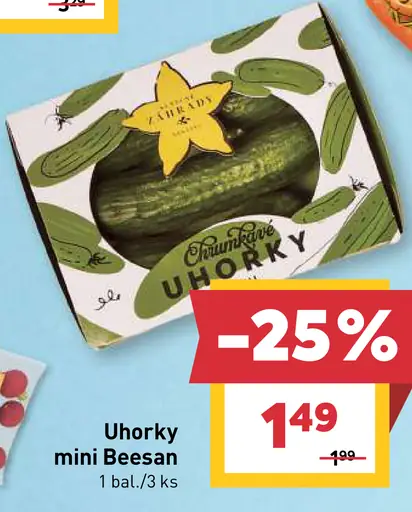 Uhorky mini Beesan