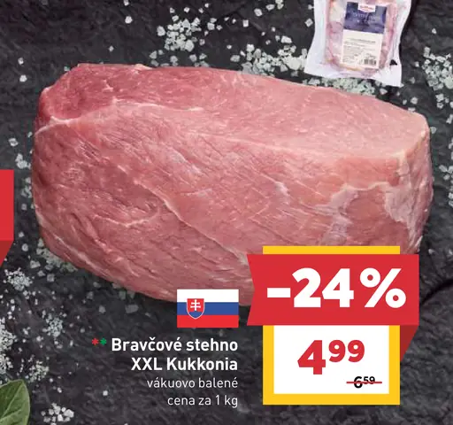 Bravčové stehno XXL Kukkonia vákuovo balené
