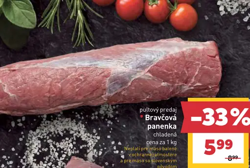 Bravčová panenka chladená