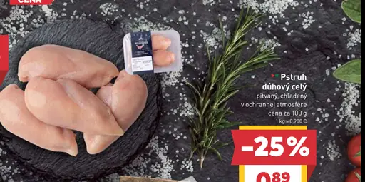 Pstruh dúhový pitvaný