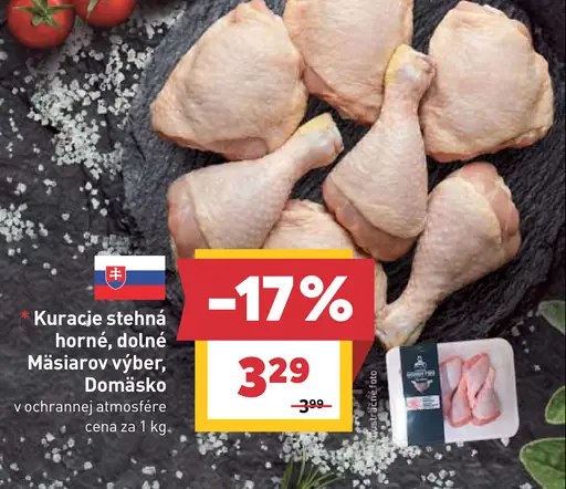 Domäsko kuracie stehná horné a dolné, Mäsiarov výber