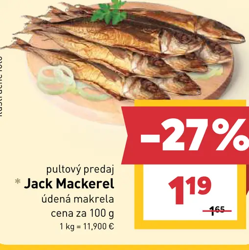Jack Mackerel údená makrela