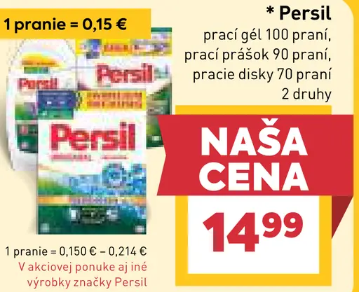 Persil prací gél