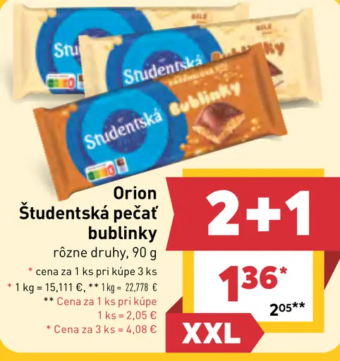 Orion Studentská pečať, rôzne druhy