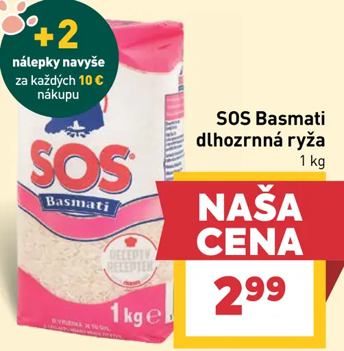 SOS ryža Basmati