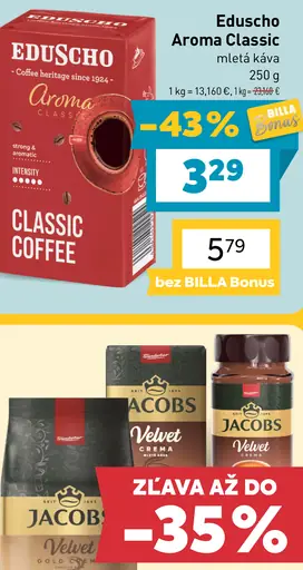 Eduscho Aroma Classic pražená mletá káva