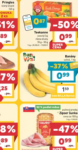 Bon Via banány