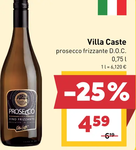 Villa Caste prosecco D.O.C.