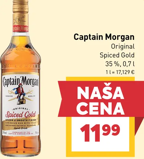 Captain Morgan Spiced Gold rum
