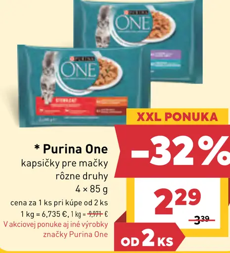 Purina One kapsičky pre mačky