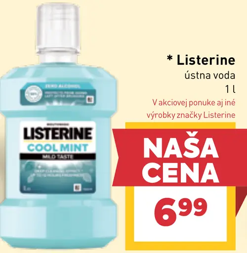 Listerine Cool Mint ústna voda