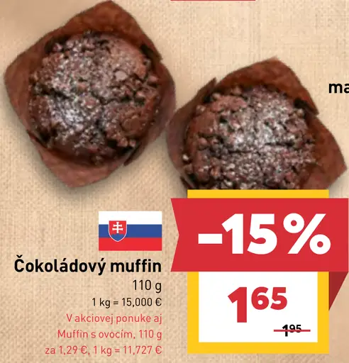 Čokoládový muffin