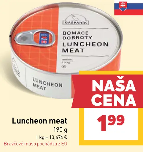 Gašparík Luncheon Meat
