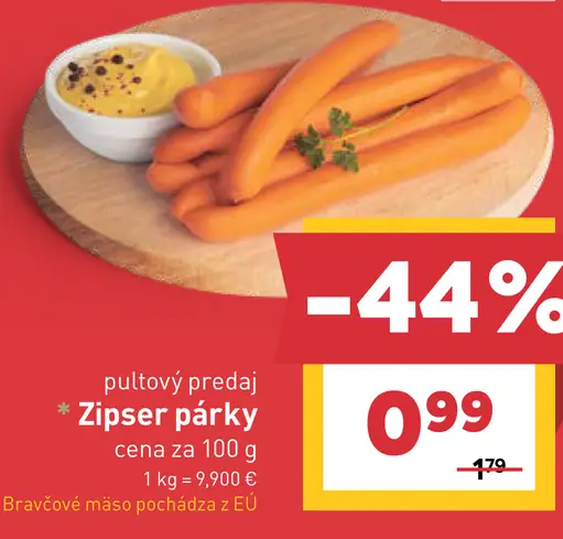 Tauris Zipser párky