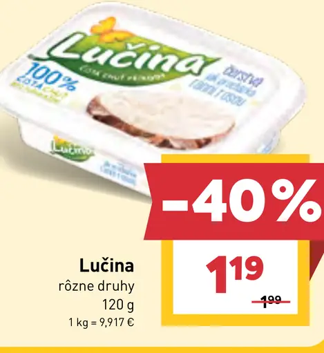 Lučina rôzne druhy