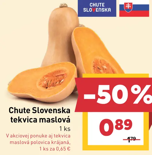 Chute Slovenska tekvica maslová