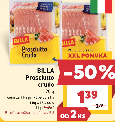 BILLA Prosciutto crudo