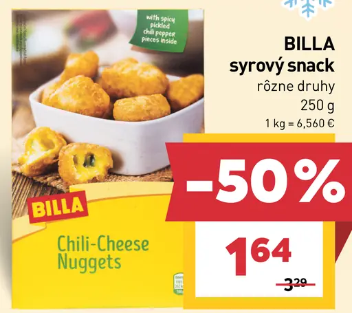BILLA Chili-Cheese Nuggets