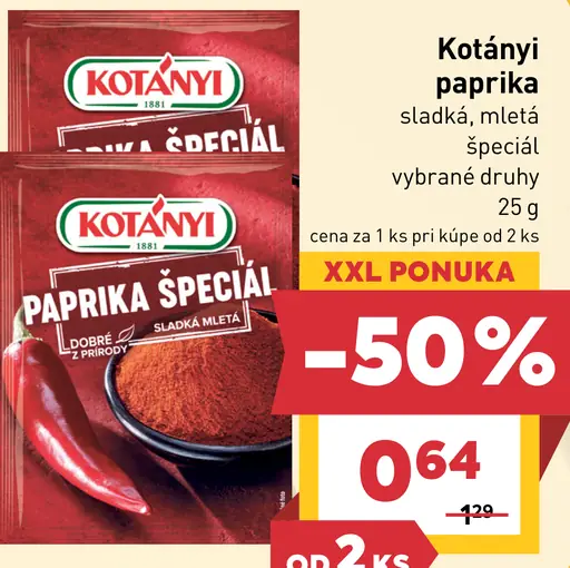 Kotányi Paprika špeciál sladká mletá