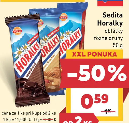 Sedita Horalky oblátky