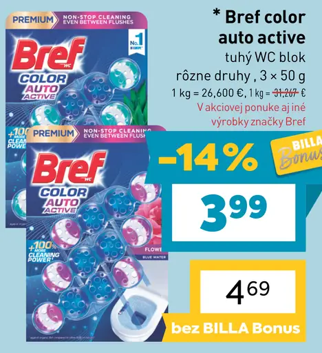 Bref WC blok Color Aktiv
