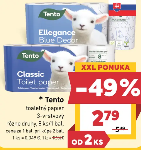 Tento toaletný papier