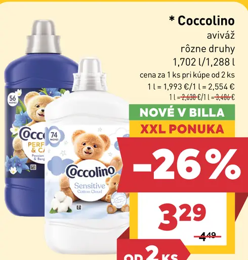 Coccolino aviváž