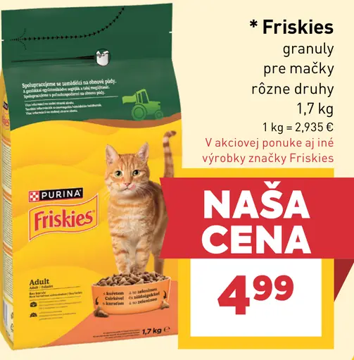 Friskies granuly pre mačky