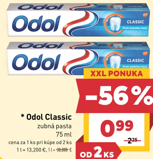Odol zubná pasta Classic