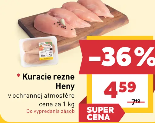 Heny kuracie rezne