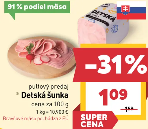 Detská šunka