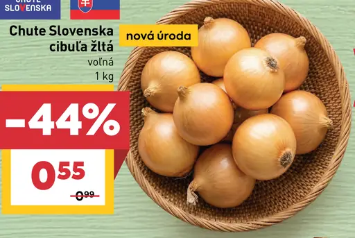 Chute Slovenska cibuľa žltá voľná