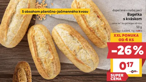 Bagetka s kváskom
