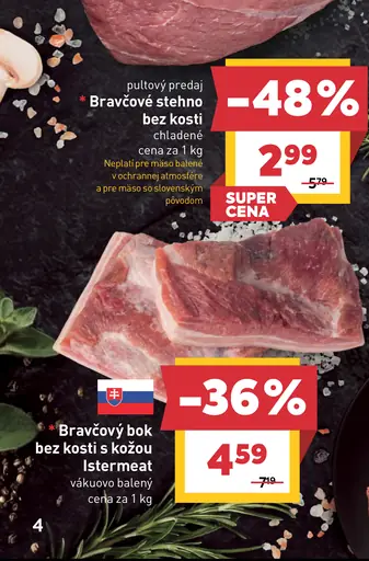 Bravčové stehno bez kosti