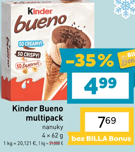 Kinder Bueno nanuky multipack
