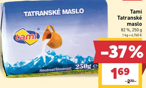 Tami Tatranské maslo