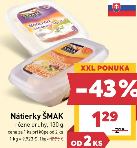 ŠMAK nátierky