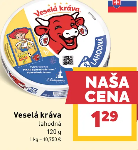 Veselá kráva lahodná