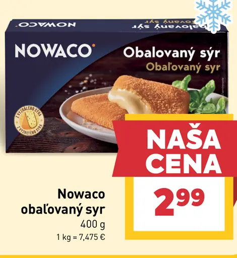 Nowaco Obalovaný syr