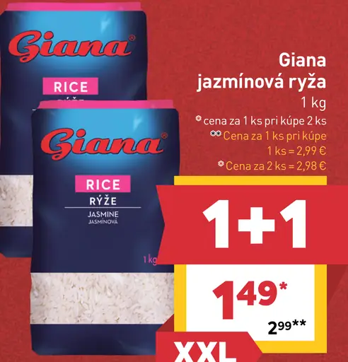 Giana jazmínová ryža