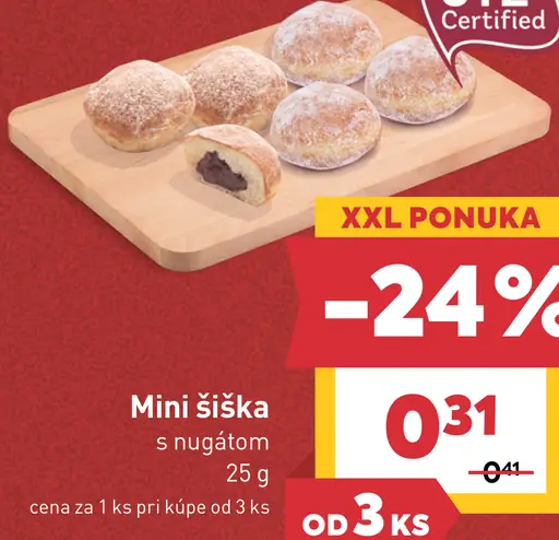 Mini šiška s nugátom