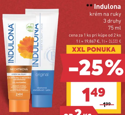 Indulona Nechtíková krém na ruky