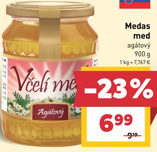 Medas agátový med